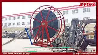 Unrolling of Large diameter Hose