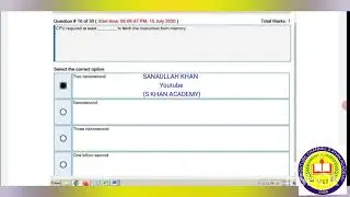 CS101 GRAND QUIZ (2020)||S KHAN ACADEMY||