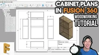 Creating CABINET PLANS in Fusion 360 (Fusion 360 Woodworking Tutorial)
