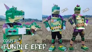 Bikin cosplay Bundle FF incubator Gators Papercut dari kardus !!!