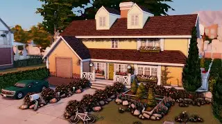 Retro Family House 🏡 | The Sims 4 - Stop motion speed build (No CC)