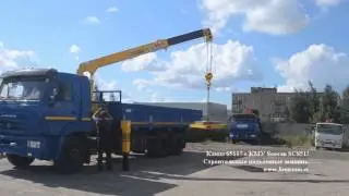 Камаз 65117 с кму Soosan 513