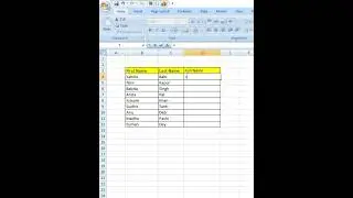 How to Combine Text with T Formula #excel #shortsvideo #shorts