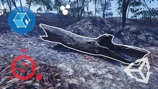 Photogrammetry Workflow Meshroom to Unity PBR Wood Log