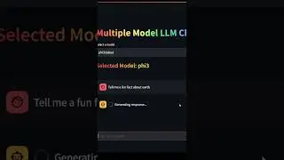Local LLM client using Streamlit with Streaming chat and Session enabled
