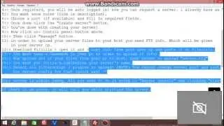 [Tut]How to request a FREE SA:MP server, manage it and run it with your own Gamemode.