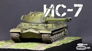 ИС-7 из пластилина