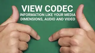 View codec information like your media dimensions, audio and video shortcut key in VLC Player