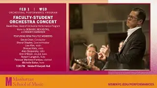 Preview of MSM Orchestral Performance Program Concert February 1, 2023