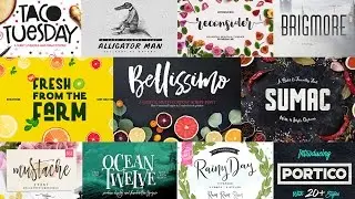 50 Fresh Fonts for 2017