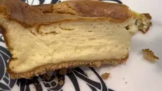 Cooking - baked cheesecake from Greek yogurt