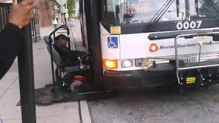 MTA MARYLAND:NABI #0007 Wheelchair Lift