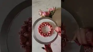 Whipping cream piping design #cakedecoratingideas #bakinglove #vairalshort 💕💕