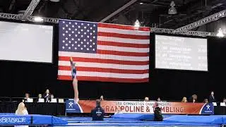 2017 National Trampoline Champion Rachel Pizzolato Compulsory Routine
