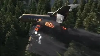 CGI Crash Plane by 3ds max and Phoenix FD