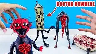ДОКТОР НОУВЕР💀Вареный (The Boiled One Plush), Домоход и Melting Bath ✅ Лепим Творения Doctor Nowhere
