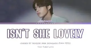 TREASURE PARK JEONGWOO 'Isn't She Lovely' [Guitar Cover] Color Coded Lyrics