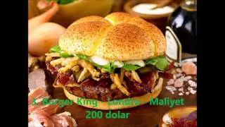 Dünyanın En Pahalı 7 Hamburgeri - Pratik Bilgiler