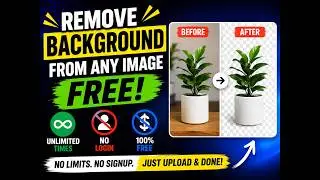 How to Remove Background from ANY Image FREE (No Sign Up!)