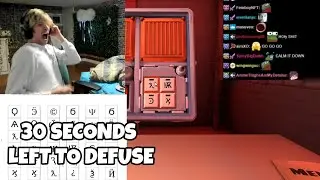 xQc HAS 30 SECONDS TO DEFUSE THE BOMB