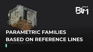 Parametric families based on reference lines in Revit