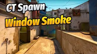 CSGO: Proper Mirage Window Smoke from CT Spawn (64 Tick)