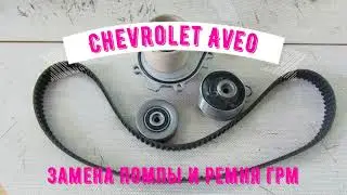 Chevrolet Aveo (Chevrolet Aveo) 1.6 Timing belt and water pump replacement Step-by-step instructi...