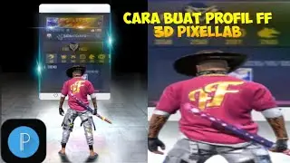 Cara Buat 3D Efek Glow Profil ff di PixelLab