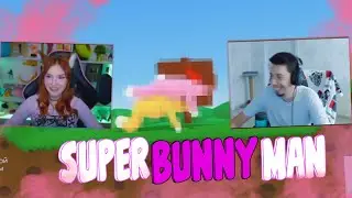 ЮМИЛИЯ И РУСТЭМ СКАЧУТ ДРУГ НА ДРУГЕ в (super bunny man)