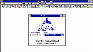 America Online 1.0 (for Windows)
