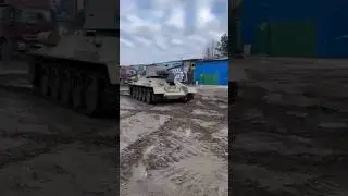 Танк Т34 реплика (ходовой макет)  #t34 #tankt34 #replicatank