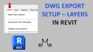 Revit Tutorial - DWG export setup - Layers
