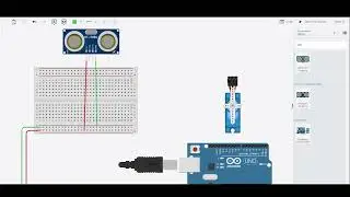 Automatic door opener with the help of Arduino Uno in Tinkercad