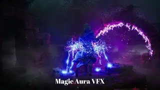 Unreal Engine Magic Aura VFX Marketplace Showcase / VRhinoFX