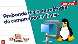 Probando diversos métodos  de compresión en linux.