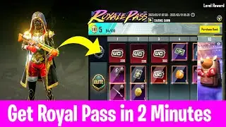 How To Upgrade Royal Pass In PUBG | New Trick