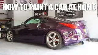 How To Paint a Car at Home in 15 Minutes! (WITHOUT A PAINT BOOTH)