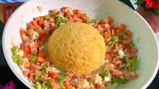 Cơm rang ngon và lên màu rất đẹp chỉ với một quả trứng