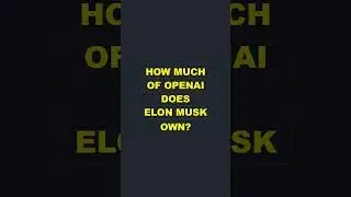 How much of ChatGPT does Elon Musk own?