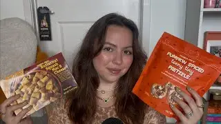 ASMR Trader Joes Fall Goodies Haul 🍂 🎃 ✨