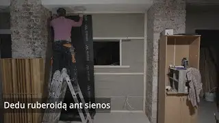 Studijos įrengimas | RUBEROIDAS ANT SIENŲ | E05