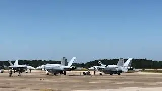 F-18’s of VFC-13 Taxiing - 2019
