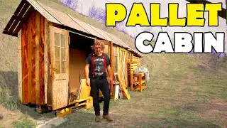 Building a Tiny Workshop in a Pallet Cabin #11