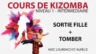 COURS DE KIZOMBA Vidéo 37 sur 64 - ⭐️⭐️⭐️⭐️⭐️ - SORTIE FILLE + TOMBER