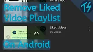 How To Remove Liked Video Playlist In YouTube