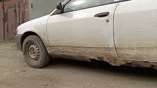 Замена передней двери на Nissan AD Y11