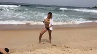 Taynara Conti (Melo)  at a photoshoot