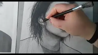 Suga(BTS) GraphiteDrawing17 Time Lapse || 4 Hours in 5 Minutes