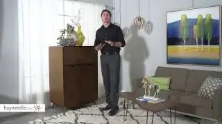 Belham Living Carter Mid Century Modern Bar Cabinet - Product Review Video
