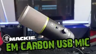 SOLID POD CASTER USB MIC - for Streaming, Content Creation & more! - Mackie EM Carbon